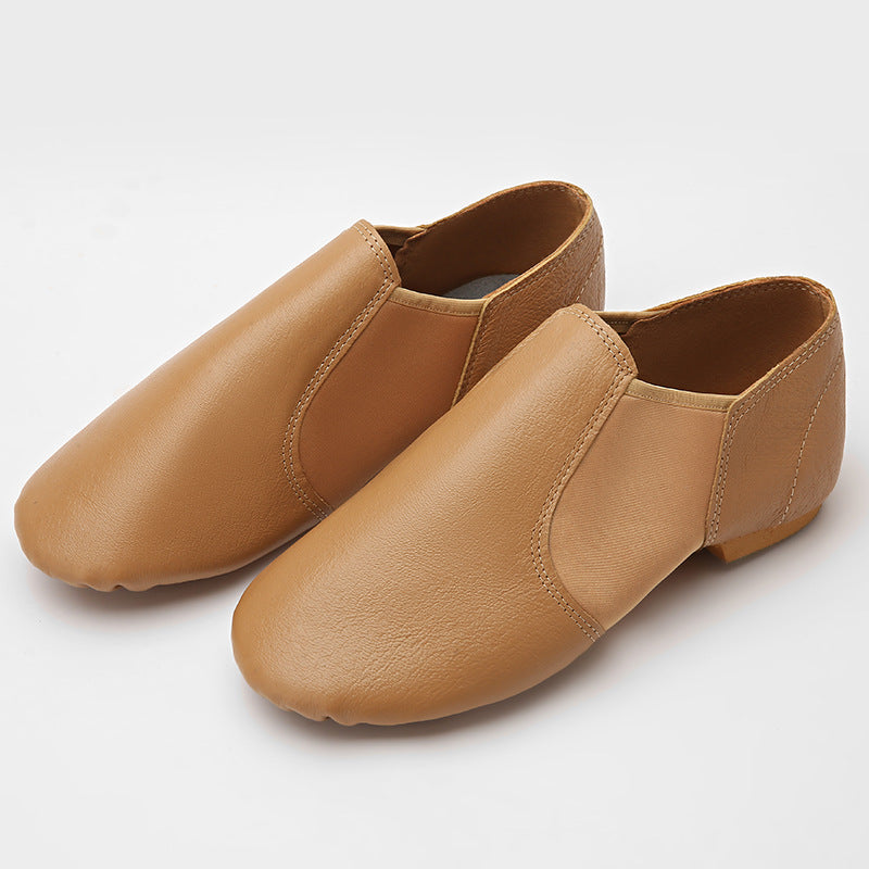 Kids Black Canvas Flats Jazz Teaching & Practice Shoes main image 1